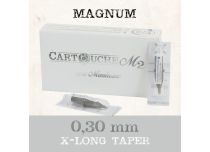 Cartucce per tatuaggi M2 Magnum (M1) - Ø 0,30 mm - XLong Taper | Itc.