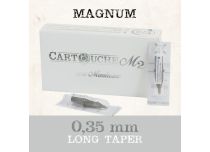 Cartucce per tatuaggi M2 Magnum (M1) - Ø 0,35 mm - Conicità lunga | Itc.