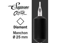Tubo sterile con ugello diamantato - Impugnatura in silicone 25 mm | Supreme Cristal