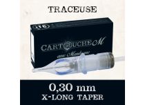 Cartucce per tatuaggi M Plotter (RL) - Ø 0,30 mm - XLong Taper | Itc