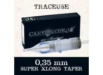 Cartucce per tatuaggi M Plotter (RL) - Ø 0,35 mm - Super XLong Taper | Itc