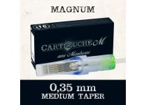 Cartucce per tatuaggi M Magnum (M1) - Ø 0,35 mm - Conicità media | Itc