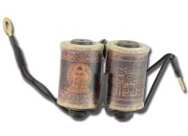 Bobine cablate con condensatore a motivo Buddha | Pelle di sole