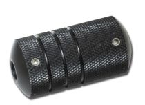 Manicotto nero diritto in plastica Ø 25 mm - CE Fabbricazione | Itc