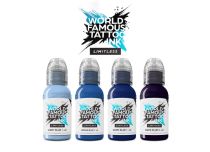 Set di miscelazione per tatuaggi della collezione "Limitless Shades of Blue" | World Famous