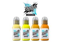 Set di tatuaggi della collezione "Limitless Shades of Yellow" (Famoso in tutto il mondo)