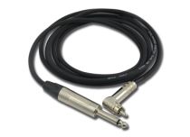 Cavo a clip VMOTHS Jack 6,35 / RCA angolato Lunghezza 2 m Nero
