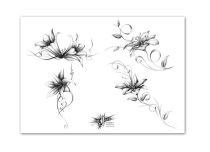 Tatuaggio flash JACK RIBEIRO, ISA Flowers 1 , 15 A3