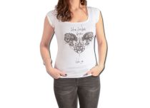 Maglietta donna LAST WHISPER She Smiles Bianco
