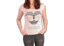 Maglietta donna LAST WHISPER design La Gourgandine Pink