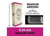 Aghi sterili Round Magnum (RM) 0,35 mm - Aghi per tatuaggio a conicità media