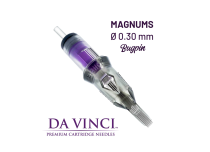 Cartuccia per tatuaggi Magnum Bugpin (M1) Ø 0,30 mm - Conicità lunga | Da Vinci V2