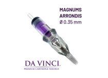 Cartuccia per tatuaggi arrotondata Magnum (RM) Ø 0,35 mm - Conicità media | Da Vinci V2