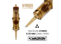 Cartuccia per tatuaggio plotter (RL) - Ø 0,35 mm - cono lungo | Kwadron Hybrid