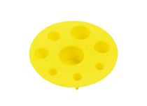 Tappi per vassoio tondi gialli 8 cm | Itc