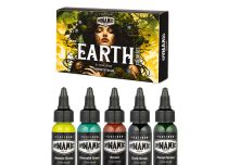 Inchiostro per tatuaggi Dynamic INK - Sterile - 5x30 ml - Set Earth