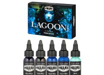 Inchiostro per tatuaggi Dynamic INK - Sterile - 5x30 ml - Set Lagoon