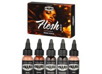 Inchiostro per tatuaggi Dynamic INK - Sterile - 5x30 ml - Set Flesh