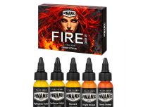 Inchiostro per tatuaggi Dynamic INK - Sterile - 5x30 ml - Set Fire