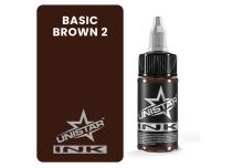 Inchiostro per tatuaggi - Sterile - BASIC BROWN 2 | Inchiostro UNISTAR COLORS