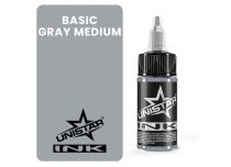 Inchiostro per tatuaggi - Sterile - BASIC GRAY MEDIUM | Inchiostro UNISTAR COLORS