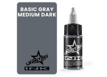 Inchiostro per tatuaggi - Sterile - BASIC GRAY MEDIUM DARK | Inchiostro UNISTAR COLORS