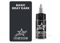 Inchiostro per tatuaggi - Sterile - Inchiostro BASIC GRAY DARK | UNISTAR COLORS