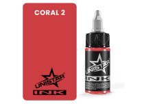 Inchiostro per tatuaggi - Sterile - CORAL 2 | Inchiostro UNISTAR COLORS