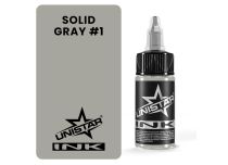 Inchiostro per tatuaggi - Sterile - SOLID GRAY #1 | Inchiostro UNISTAR COLORS
