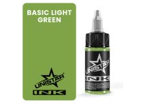 Inchiostro per tatuaggi - Sterile - Inchiostro TOP BASIC GREEN LIGHT | UNISTAR COLORS