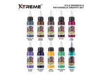 Inchiostro per tatuaggi - sterile, confezione da 10 x 30 ml - GRAFFITI SET | XtremeInk