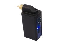 Batteria esterna per macchina per tatuaggi, connessione CC o RCA.