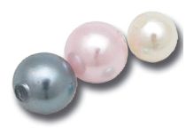 Set di 5 palline in acrilico imitazione perla |Itc