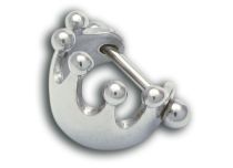 Barbell Acier Accessoire Spécial Cartillage motif Couronne | Itc