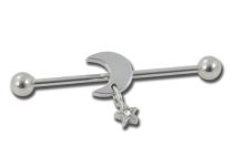 Barbell Steel Industrial Moon and Star |Itc