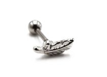 Labret in acciaio Modello a piuma | Itc
