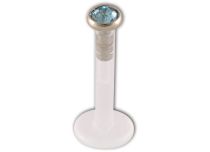 Labret BioFlex Punta in acciaio a cristalli colorati | Itc