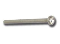 Perni diritti in acciaio da 1 mm a sfera 2,3 mm - Cristal Coloré | Itc