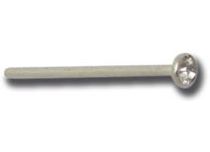 Perni diritti in acciaio da 0,8 mm a sfera 2,3 mm - Cristal Coloré | Itc