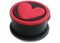 Spina in silicone a cuore rosso Itc