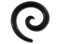 Espansore a spirale in silicone nero