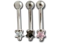 Banana Steel Crystal Star Pattern Ball 3 mm | Itc