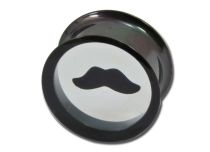 Spina in acciaio nera con doppio design a baffi Itc