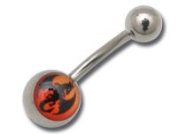 bilanciere in titanio metallo interno modello Dragon con sfere 3 mm | Itc