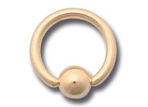 Anello a sfera 4 mm Oro 750 milième | Itc