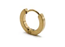 Anello in acciaio PVD Oro Cerniera | Itc
