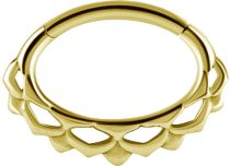 Anello a cerniera in oro 4 diamanti | Itc