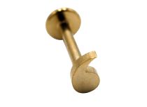 Labret Acciaio PVD Oro Modello a goccia | Itc