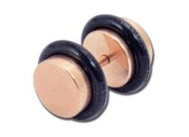 Spina finta in acciaio oro rosa | Itc