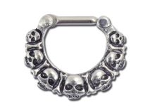 Anello setto in acciaio modello di cerniera Gru |Itc
